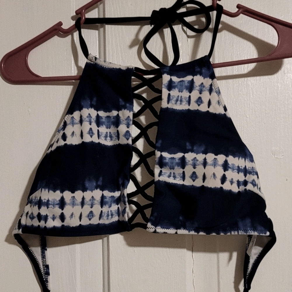 Halter style swim top